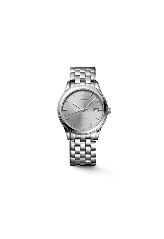 Longines Flagship Classic L4.974.4.72.6 orologio automatico Swiss Made acciaio argento quadrante solei