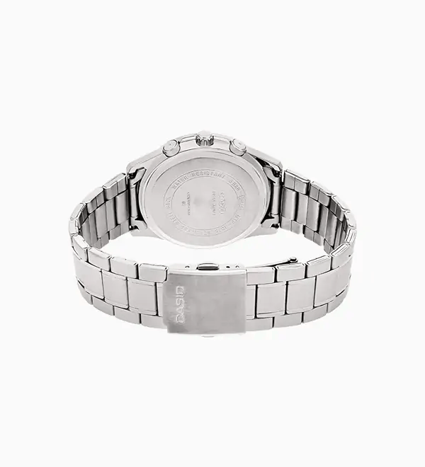 Orologio Casio MTP-1375D-7A bianco in acciaio