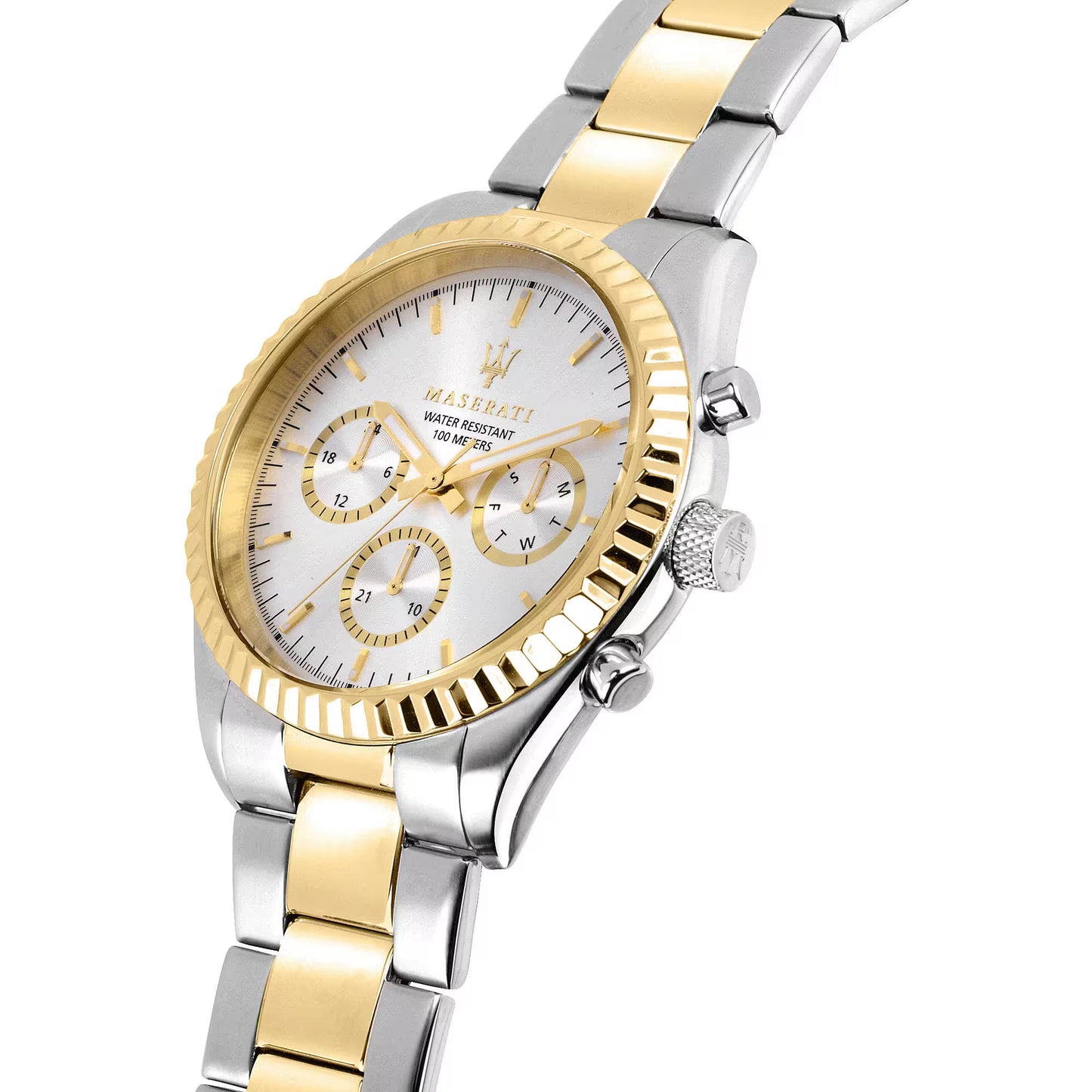 Maserati Competizione R8853100021 orologio multifunzione quarzo acciaio argento cassa 43 mm