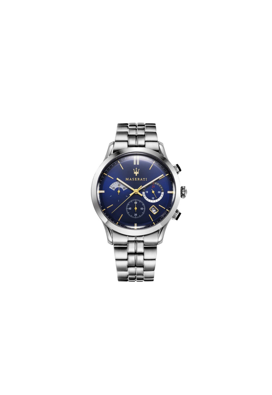 Maserati Ricordo R8873633001 orologio uomo cronografo quarzo quadrante blu 42 mm acciaio inox