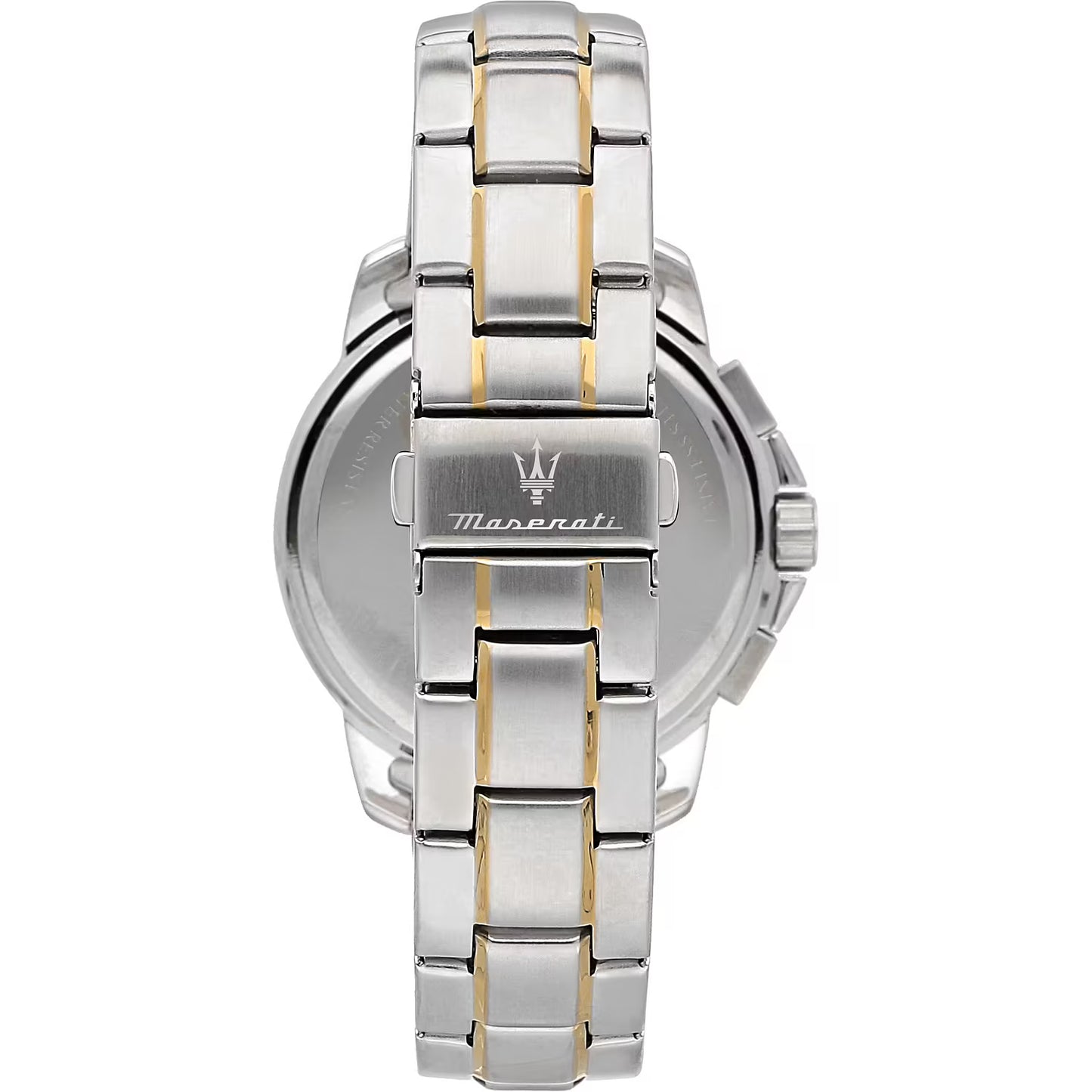 Maserati Successo cronografo uomo R8873621016 quadrante blu cassa acciaio 44 mm bracciale bicolore acciaio oro