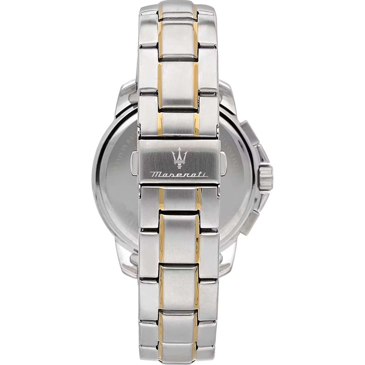 Maserati Successo cronografo uomo R8873621016 quadrante blu cassa acciaio 44 mm bracciale bicolore acciaio oro