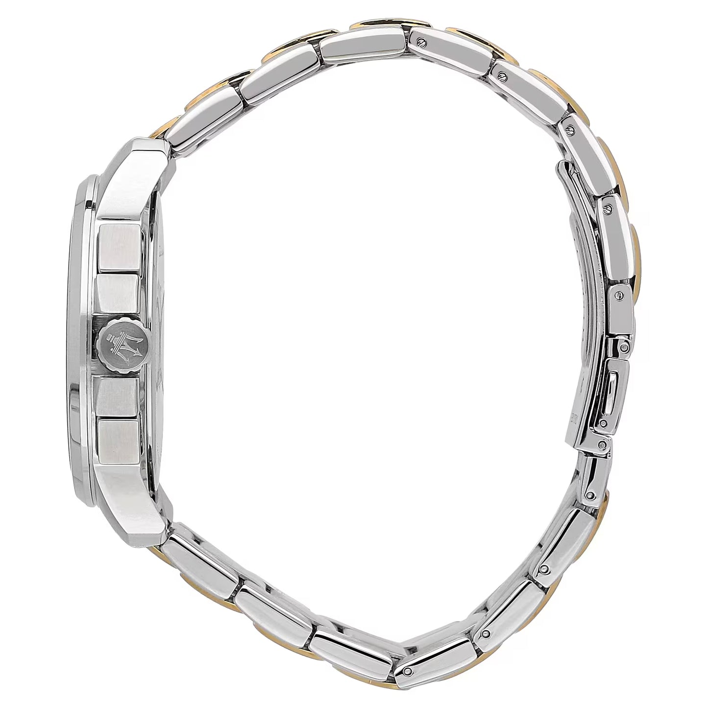 Maserati Successo cronografo uomo R8873621016 quadrante blu cassa acciaio 44 mm bracciale bicolore acciaio oro