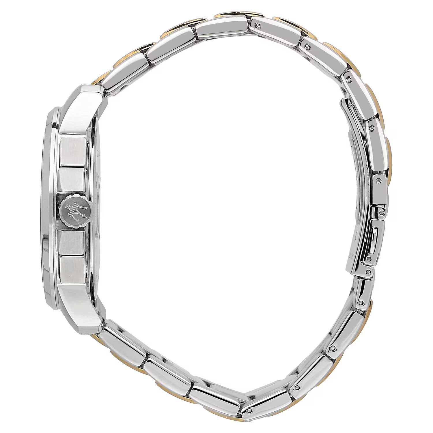 Maserati Successo cronografo uomo R8873621016 quadrante blu cassa acciaio 44 mm bracciale bicolore acciaio oro