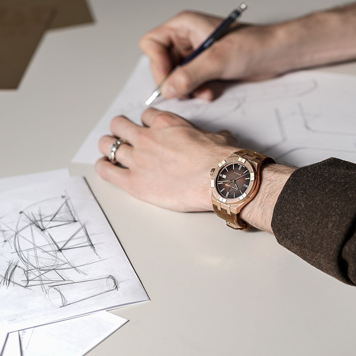 Maurice Lacroix Aikon Automatic Bronze 42 mm AI6008-BRZ01-730-3 orologio Swiss Made bronzo marrone automatico datario