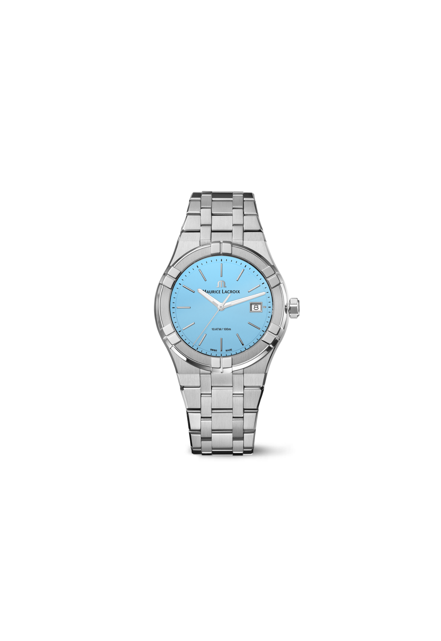 Maurice Lacroix Aikon Quartz Colours Edition 40mm azzurro AI1108-SS002-431-1 orologio Swiss Made quarzo acciaio vetro zaffiro