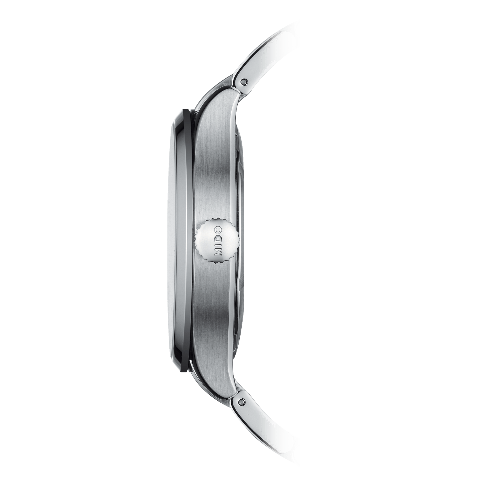 Mido Multifort Gent Automatico Swiss Made grigio 42 mm M005.430.11.061.80 con movimento Caliber 80, vetro zaffiro, datario giorno e data e bracciale acciaio.
