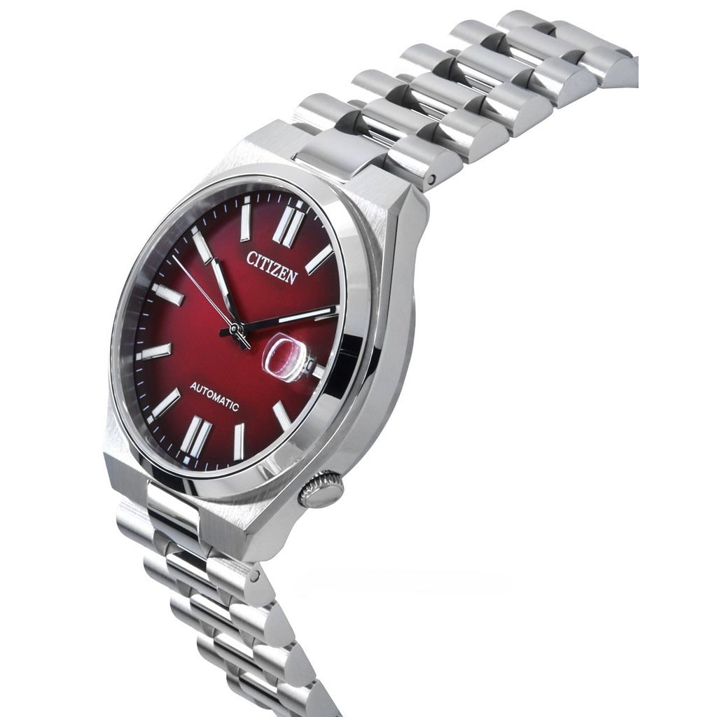 Citizen TSUYOSA Automatic 8210 Red Gradient Dial – Silver Men’s Mechanical Watch – Cod. NJ0150-56W