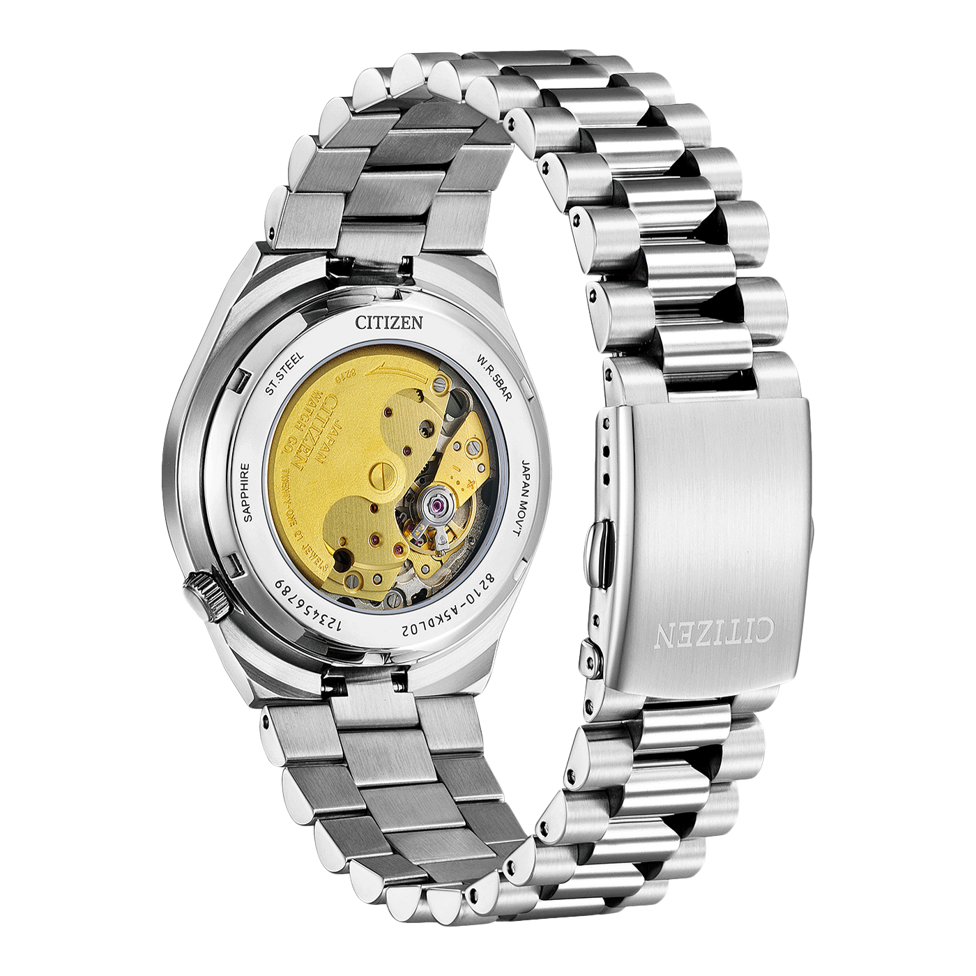 Citizen TSUYOSA Automatic 8210 Red Gradient Dial – Silver Men’s Mechanical Watch – Cod. NJ0150-56W