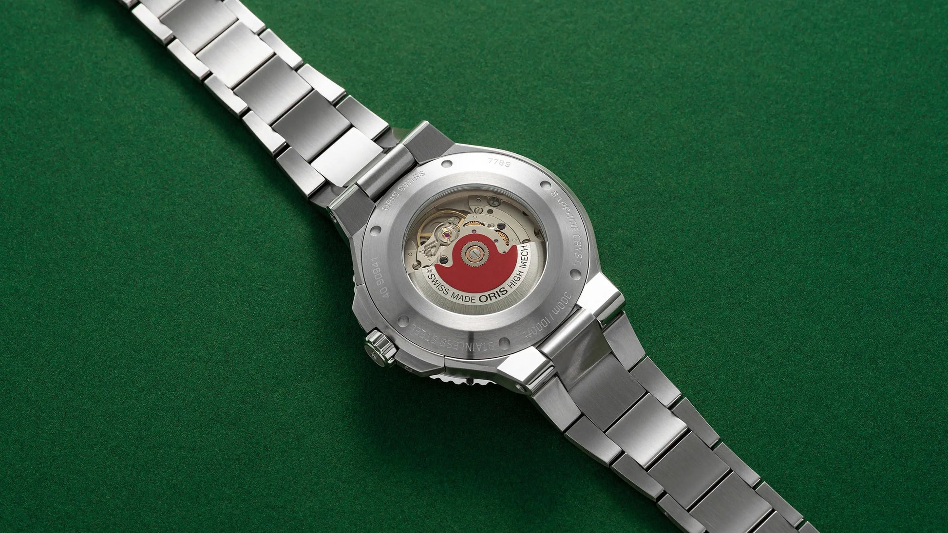 Oris Aquis Date Automatic Swiss Made Verde 43.5mm – 01 733 7789 4157-07 8 23 04PEB orologio uomo acciaio quadrante verde zaffiro movimento automatico