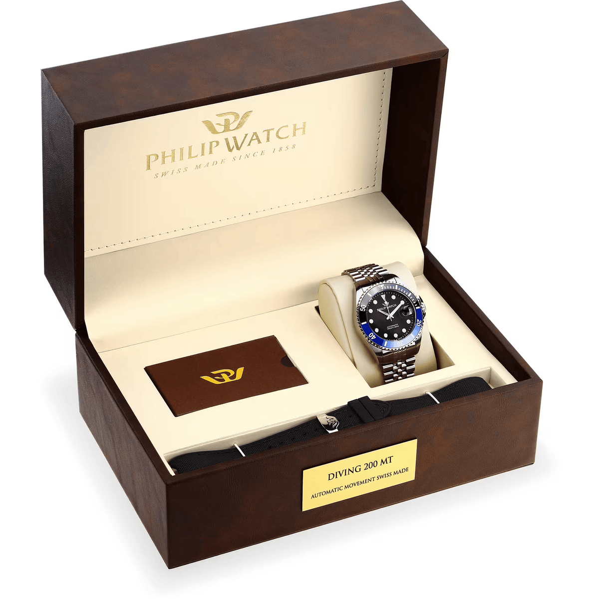 Philip Watch Caribe Diving R8223597037 Orologio Automatico Uomo