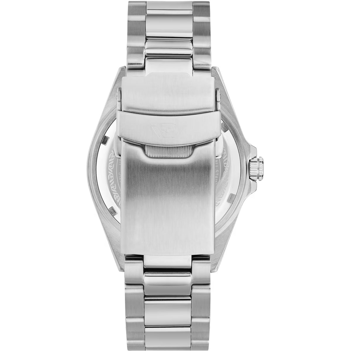 Philip Watch Caribe Diving R8223597117 automatico uomo 42 mm con quadrante nero, lunetta blu, cassa in acciaio e bracciale argentato.