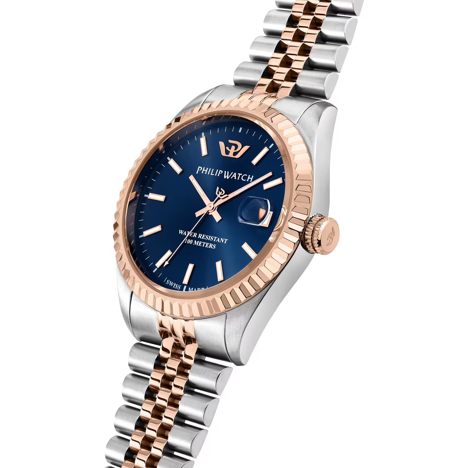 Philip Watch Caribe Urban R8253597118 – Automatico Swiss Made 41mm quadrante blu acciaio
