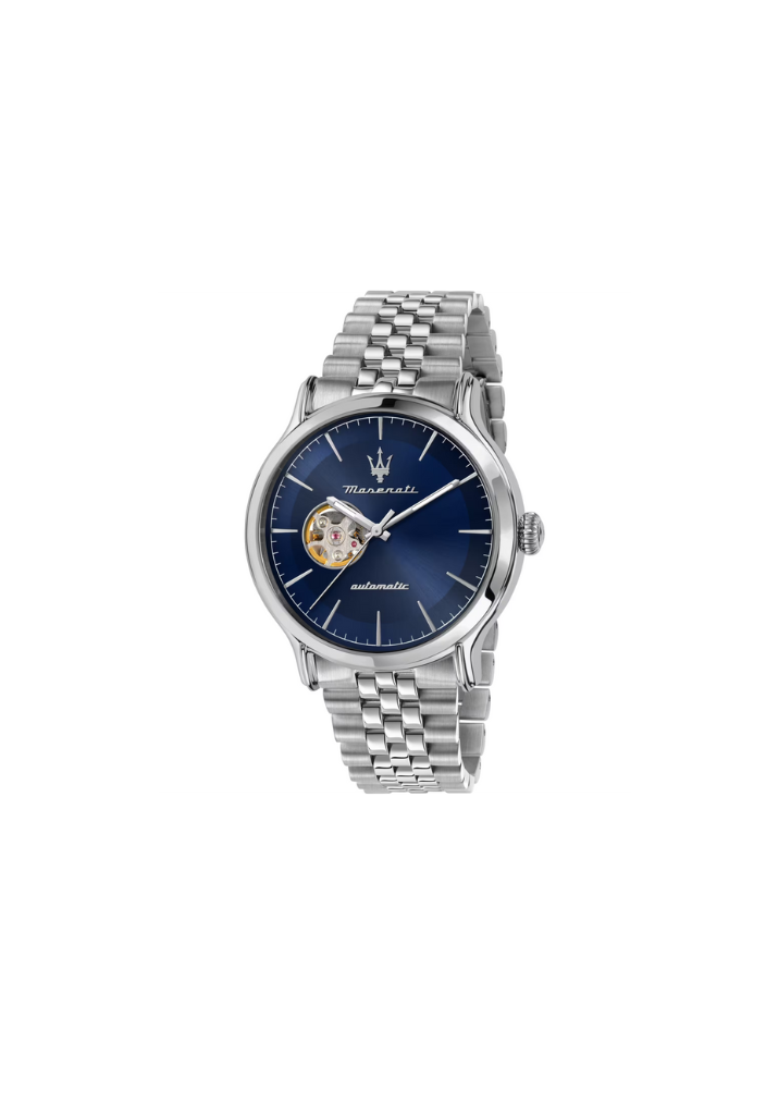 Maserati open heart Automatico blu 42mm – cinturino jubilee in acciaio