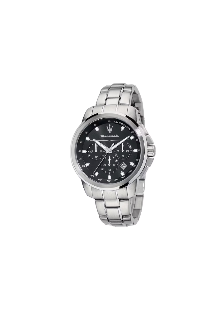 Maserati Successo Cronografo Nero 44mm – Grinta sportiva e design deciso
