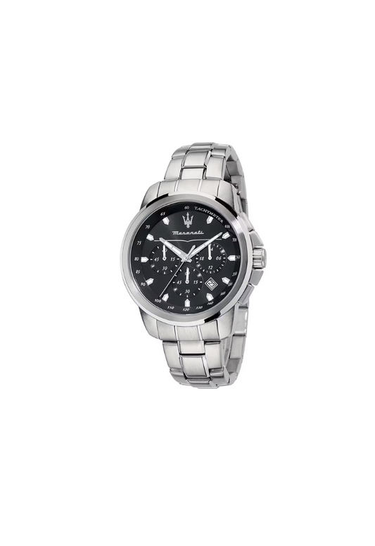 Maserati Successo Cronografo Nero 44mm – Grinta sportiva e design deciso