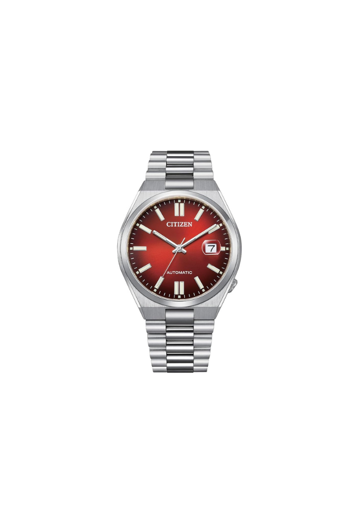 Citizen TSUYOSA Automatic 8210 Red Gradient Dial – Silver Men’s Mechanical Watch – Cod. NJ0150-56W