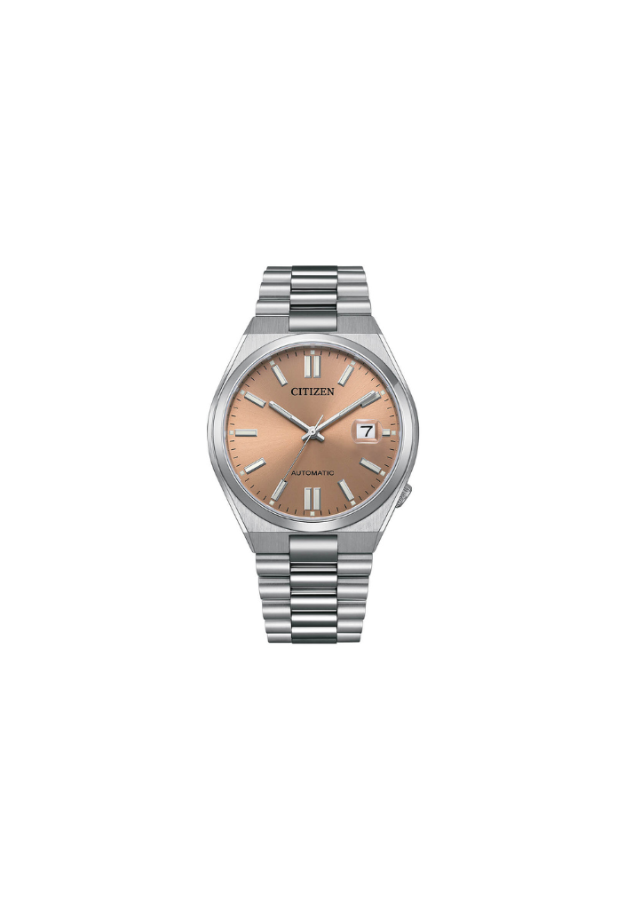 Citizen TSUYOSA Automatic 8210 Warm Sand Dial – Orologio Meccanico Uomo Acciaio – Cod. NJ0158-89Y