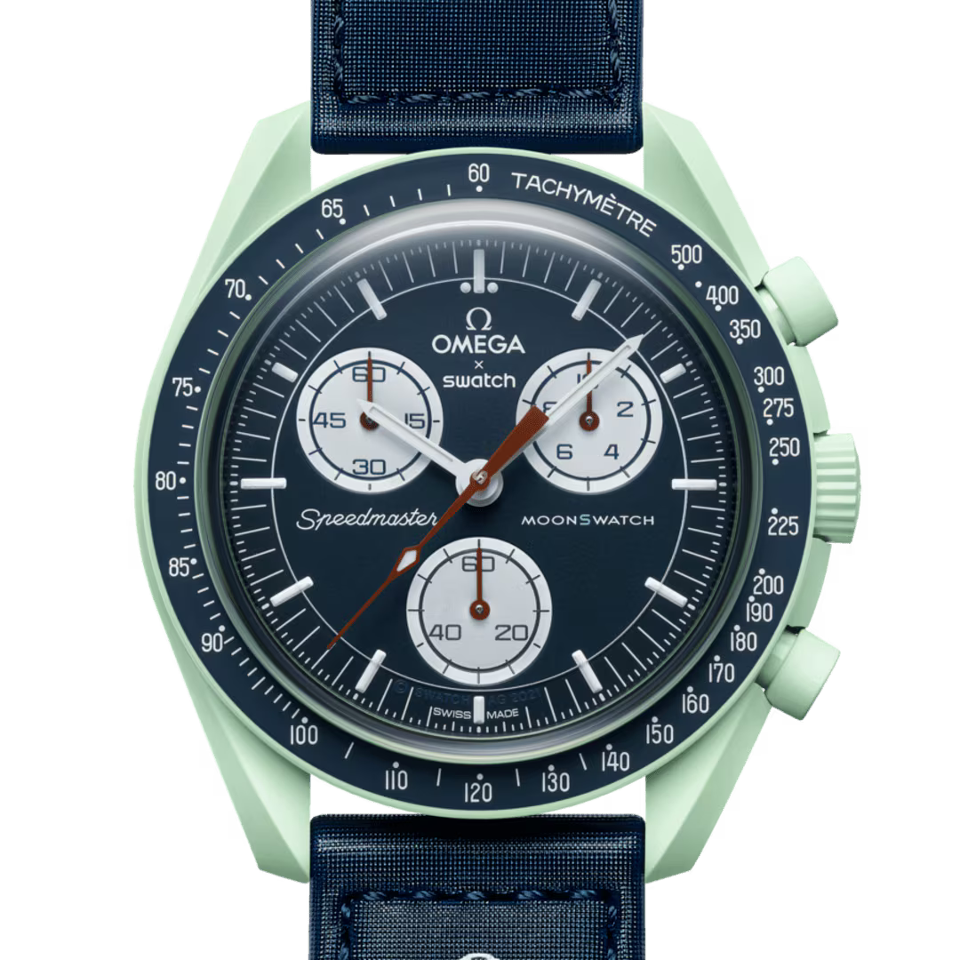 Swatch x Omega MoonSwatch Mission on Earth – Movimento Quarzo, Blu, 42mm – Cod. SO33G100