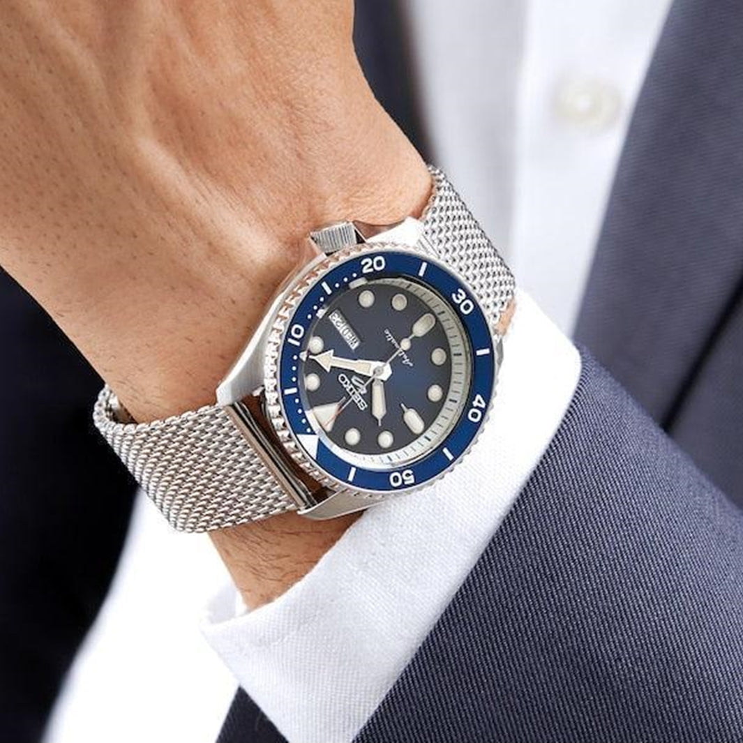 Seiko 5 Sports SRPD71K1 automatico 42,5mm quadrante blu acciaio uomo