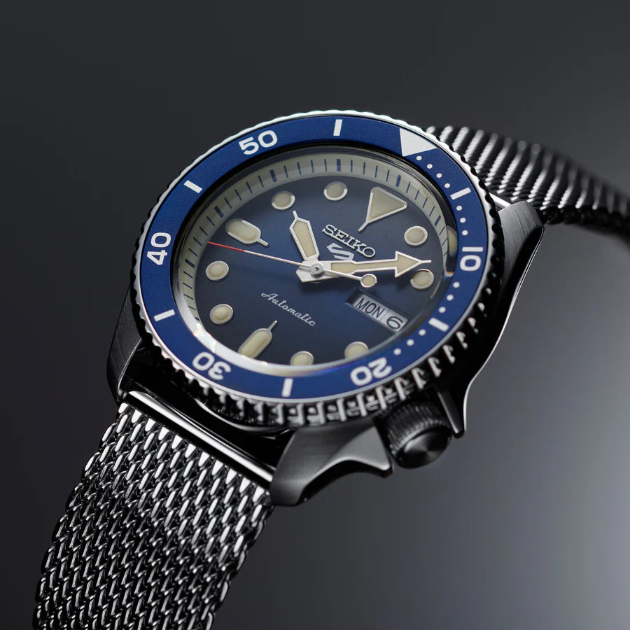 Seiko 5 Sports SRPD71K1 automatico 42,5mm quadrante blu acciaio uomo