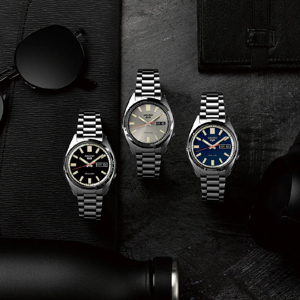 Seiko 5 Sports SRPK89K1 automatico nero 37.4mm acciaio calibro 4R36 uomo
