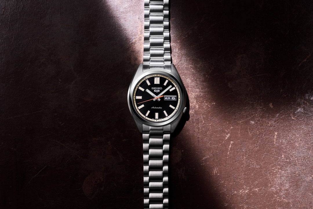 Seiko 5 Sports SRPK89K1 automatico nero 37.4mm acciaio calibro 4R36 uomo