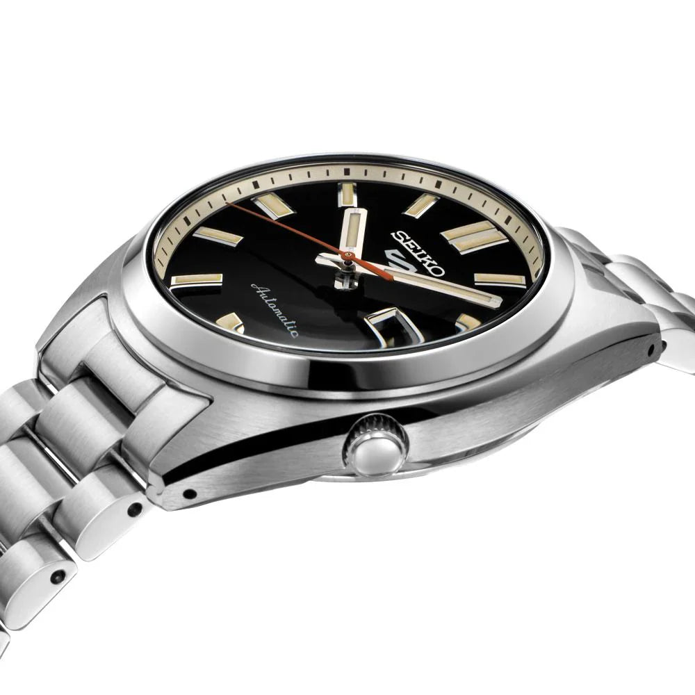 Seiko 5 Sports SRPK89K1 automatico nero 37.4mm acciaio calibro 4R36 uomo