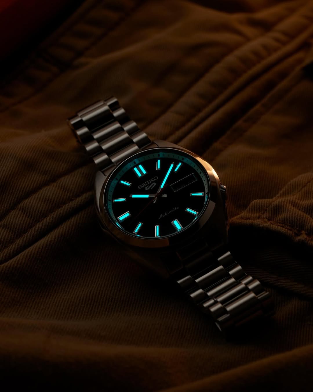 Seiko 5 Sports SRPK89K1 automatico nero 37.4mm acciaio calibro 4R36 uomo