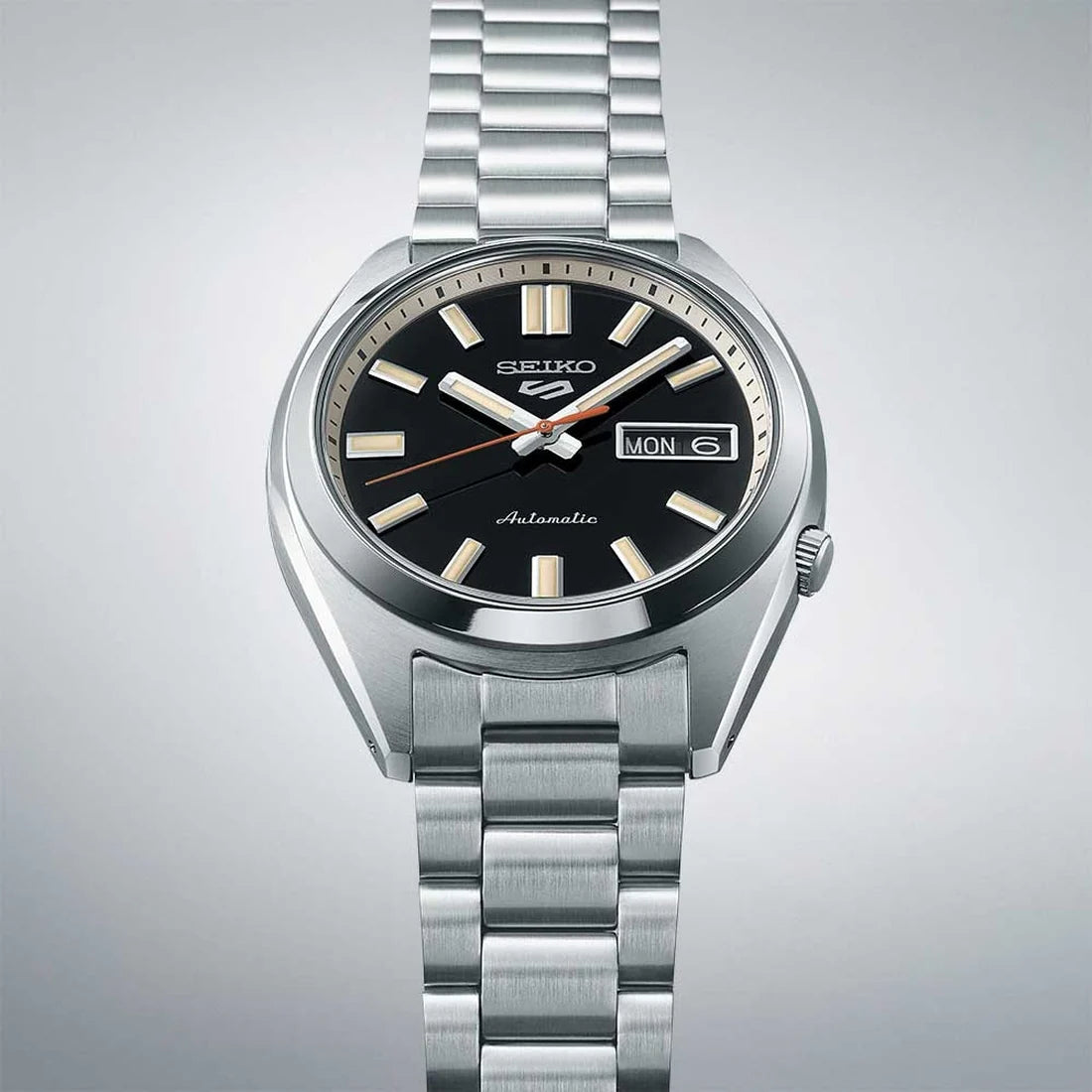 Seiko 5 Sports SRPK89K1 automatico nero 37.4mm acciaio calibro 4R36 uomo