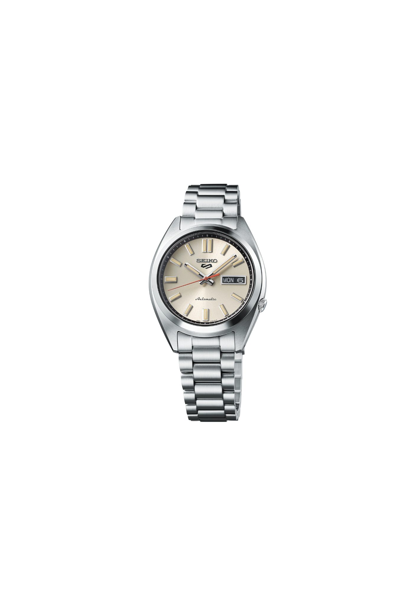 Seiko 5 Sports SRPK91K1 automatico avorio 37.4mm acciaio calibro 4R36 uomo