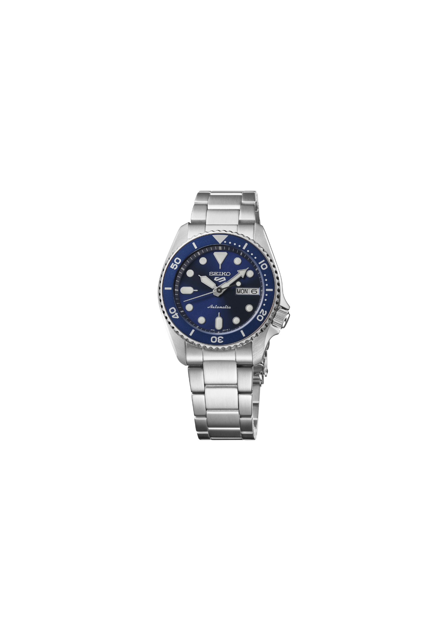 Seiko 5 Sports SRPL77 automatico 38mm acciaio quadrante blu calibro 4R36 uomo