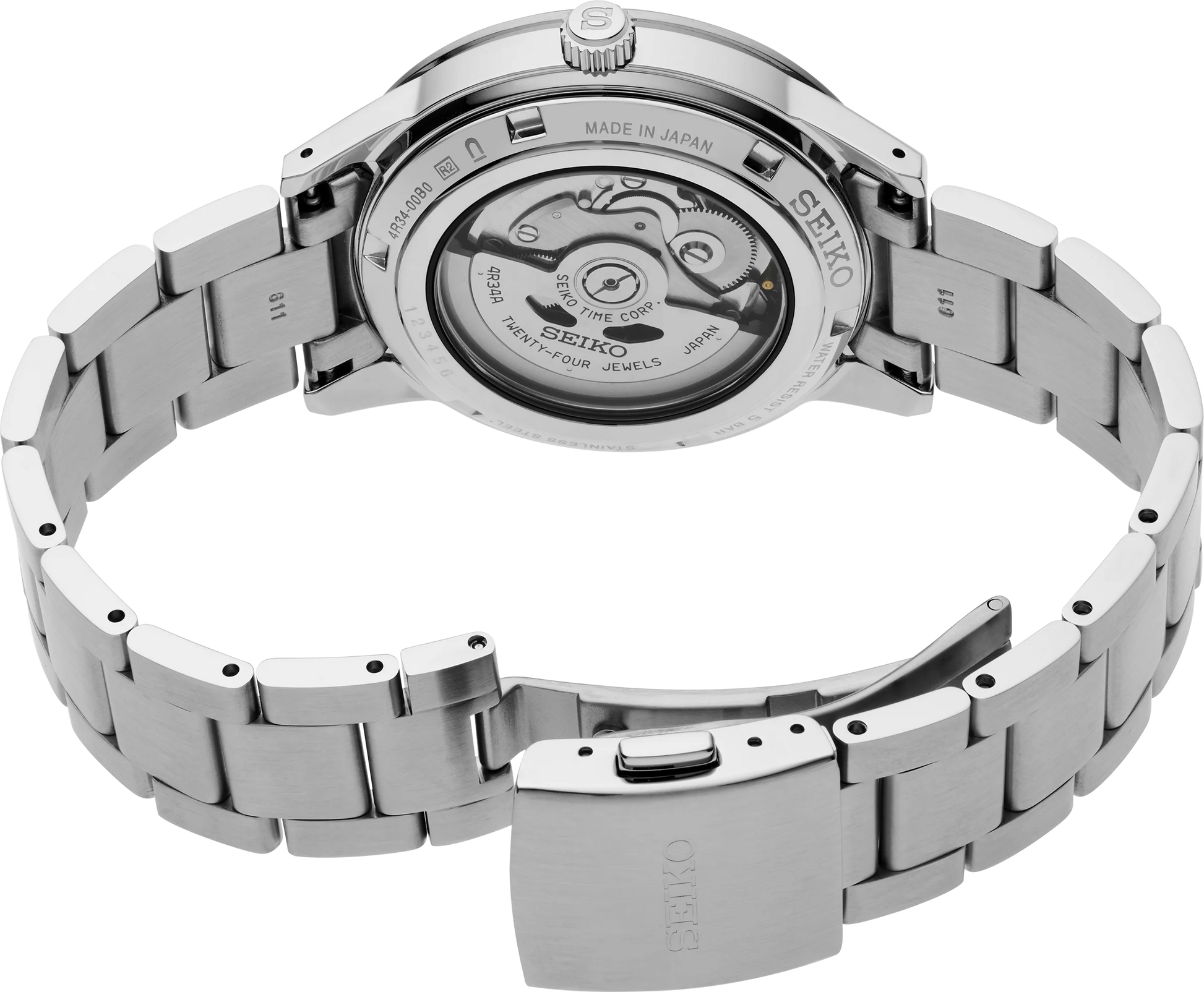 Seiko Presage Style 60’s SSK009J1 – Automatico GMT – Quadrante blu petrolio – 40,8 mm – Cassa acciaio – Bracciale acciaio – Funzione GMT – Orologio vintage moderno