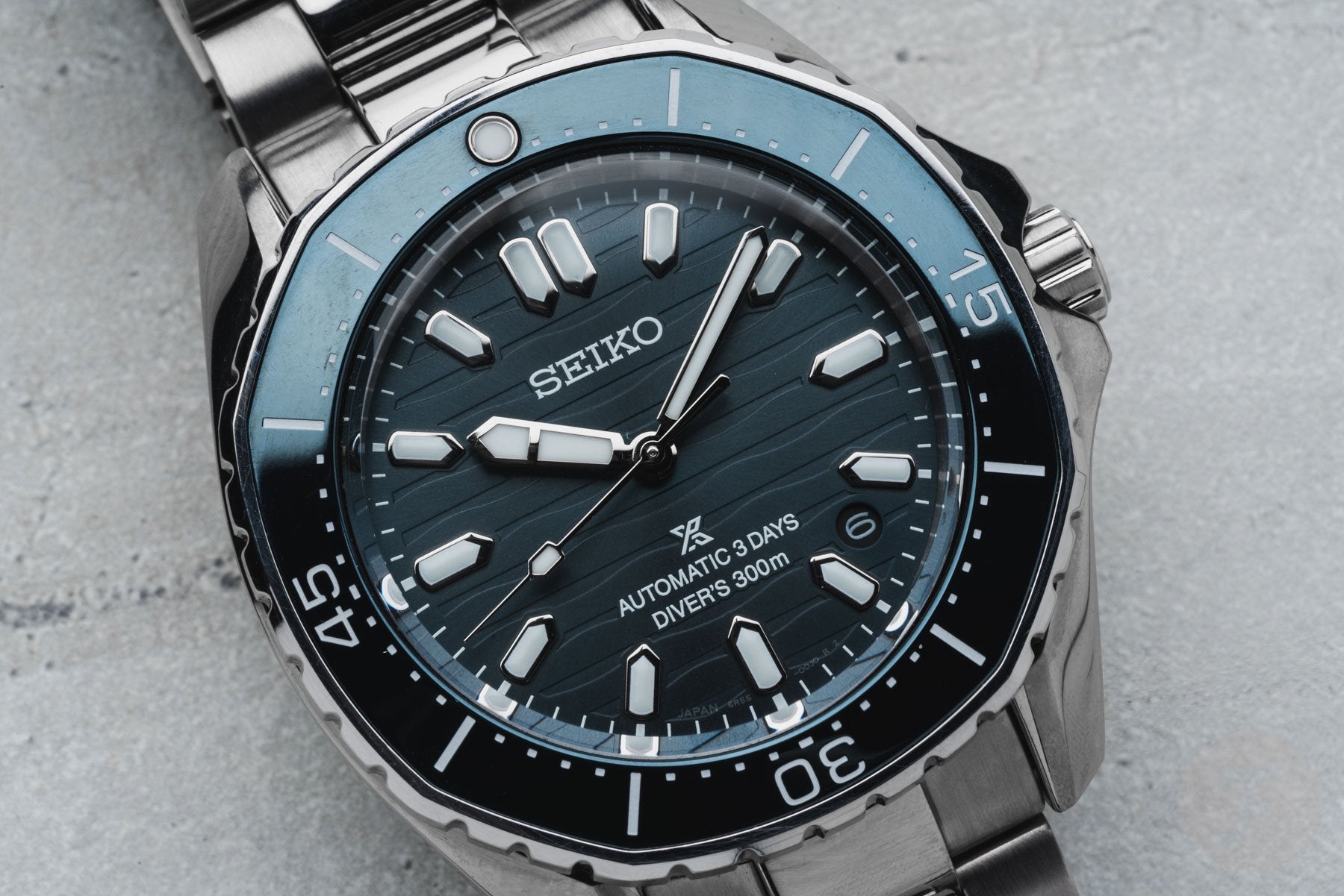 Seiko Prospex SPB483J1 Automatico Diver 300M Blu 41,3mm orologio subacqueo professionale acciaio uomo