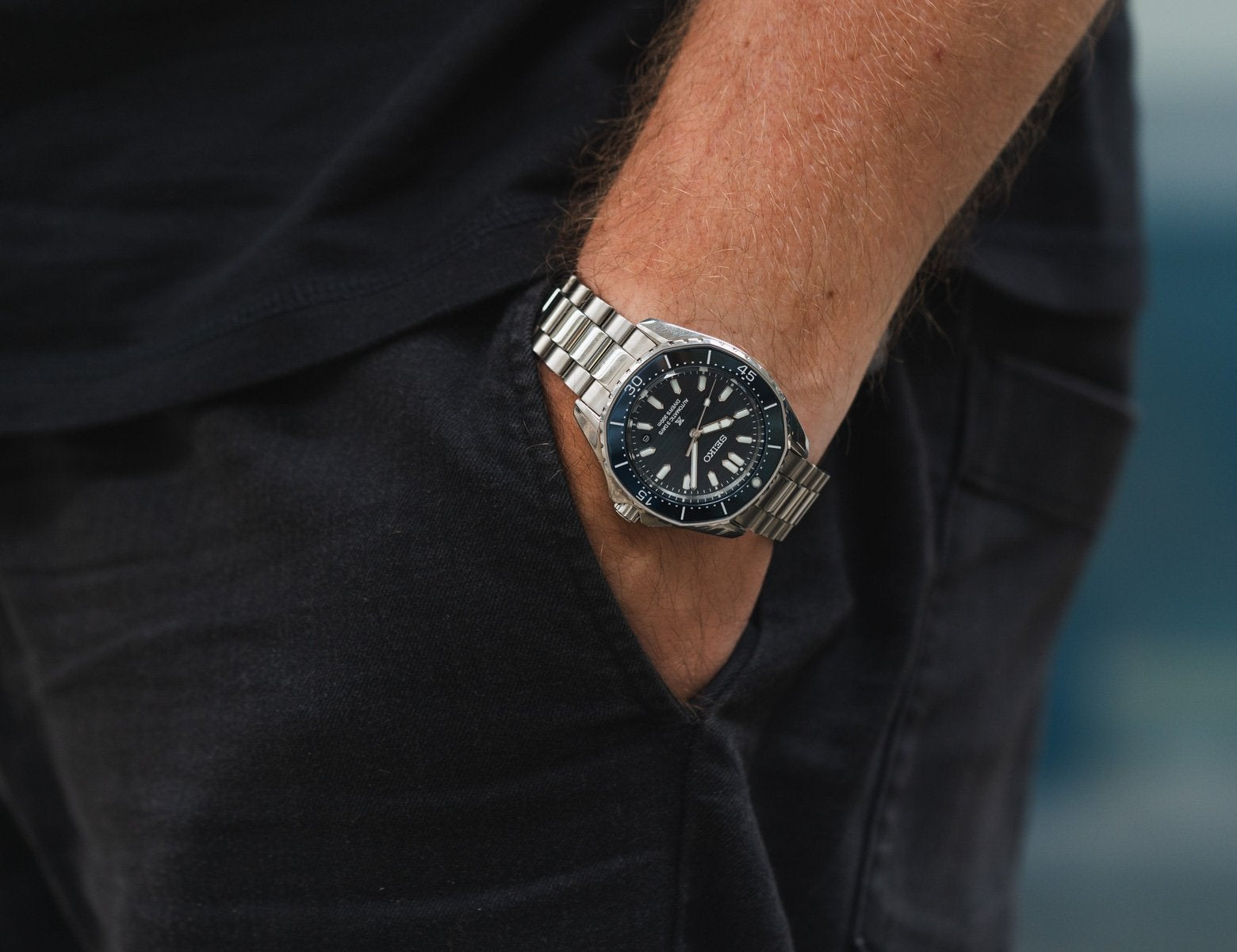 Seiko Prospex SPB483J1 Automatico Diver 300M Blu 41,3mm orologio subacqueo professionale acciaio uomo
