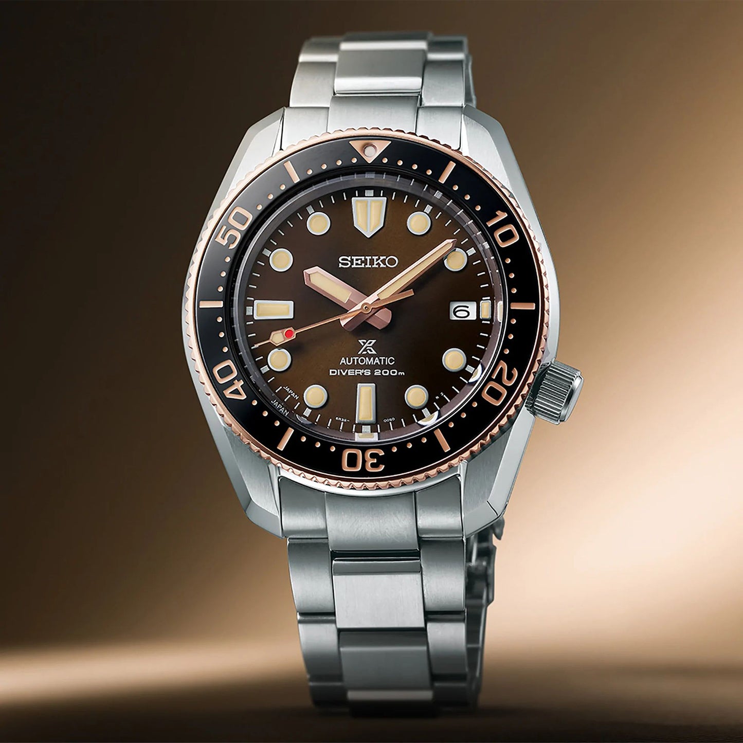 Seiko SPB240J1 automatico diver 200 M quadrante marrone/nero 42 mm acciaio – codice SPB240J1 – orologio uomo