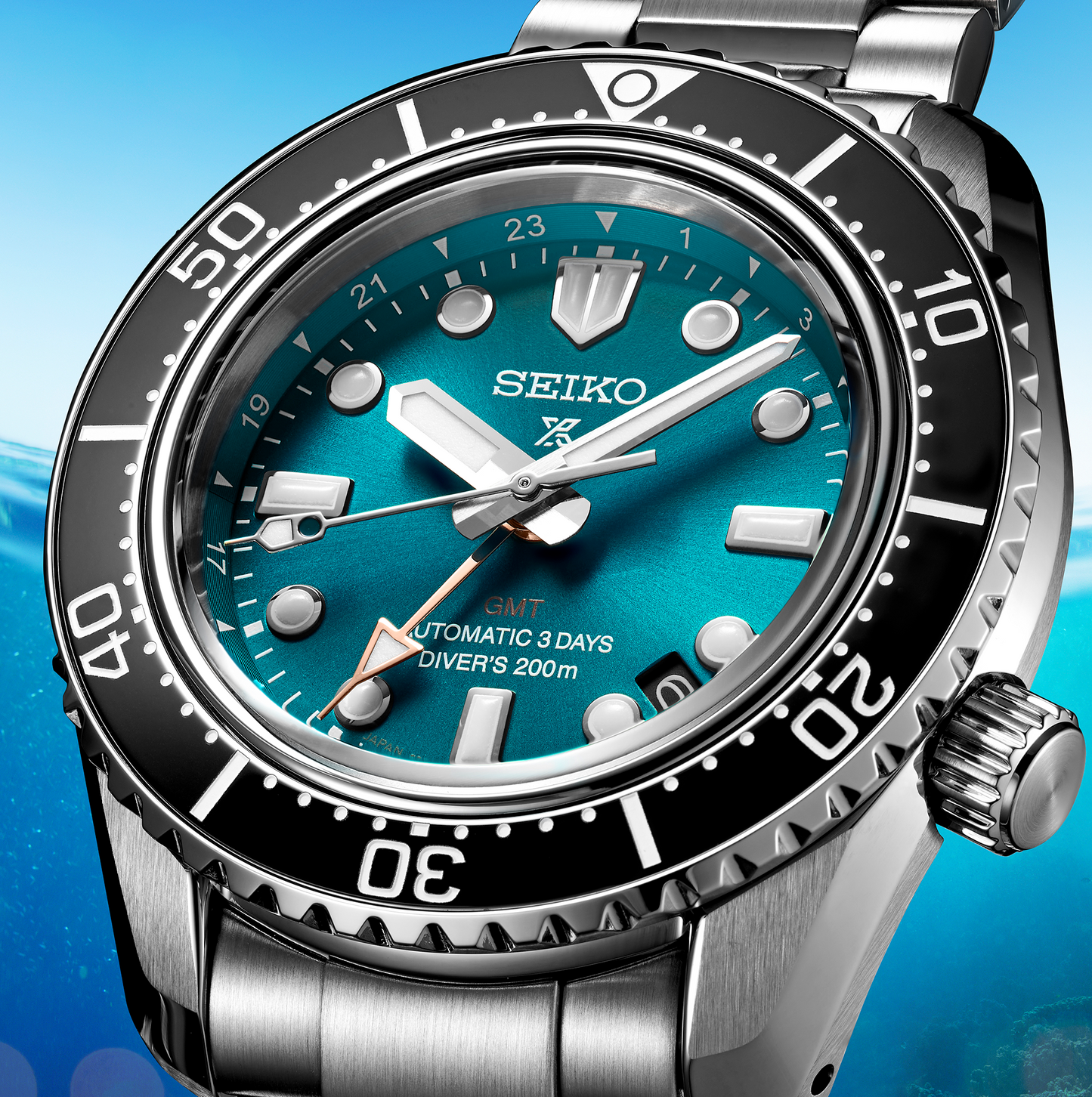 Seiko SPB475 automatico diver GMT quadrante blue-green 42 mm acciaio – codice SPB475 – orologio uomo