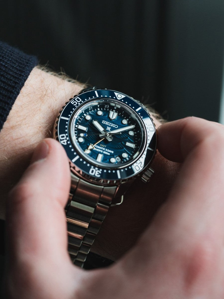 Seiko SPB509J1 automatico diver GMT quadrante blu 42 mm acciaio – codice SPB509J1 – orologio uomo