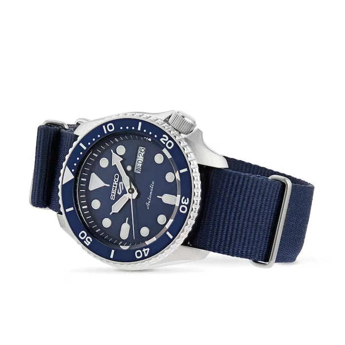 Seiko SRPD51K2 automatico blu 42,5mm acciaio calibro 4R36 cinturino nylon diver