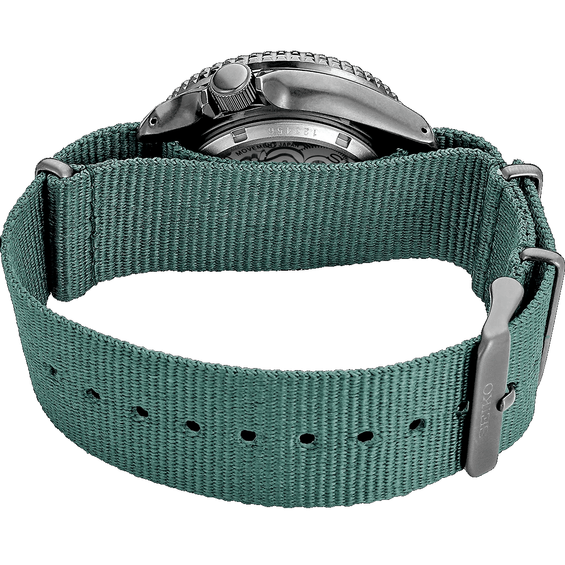 Seiko SRPD77K1 automatico verde acciaio 42,5mm quadrante sunburst day date calibro 4R36