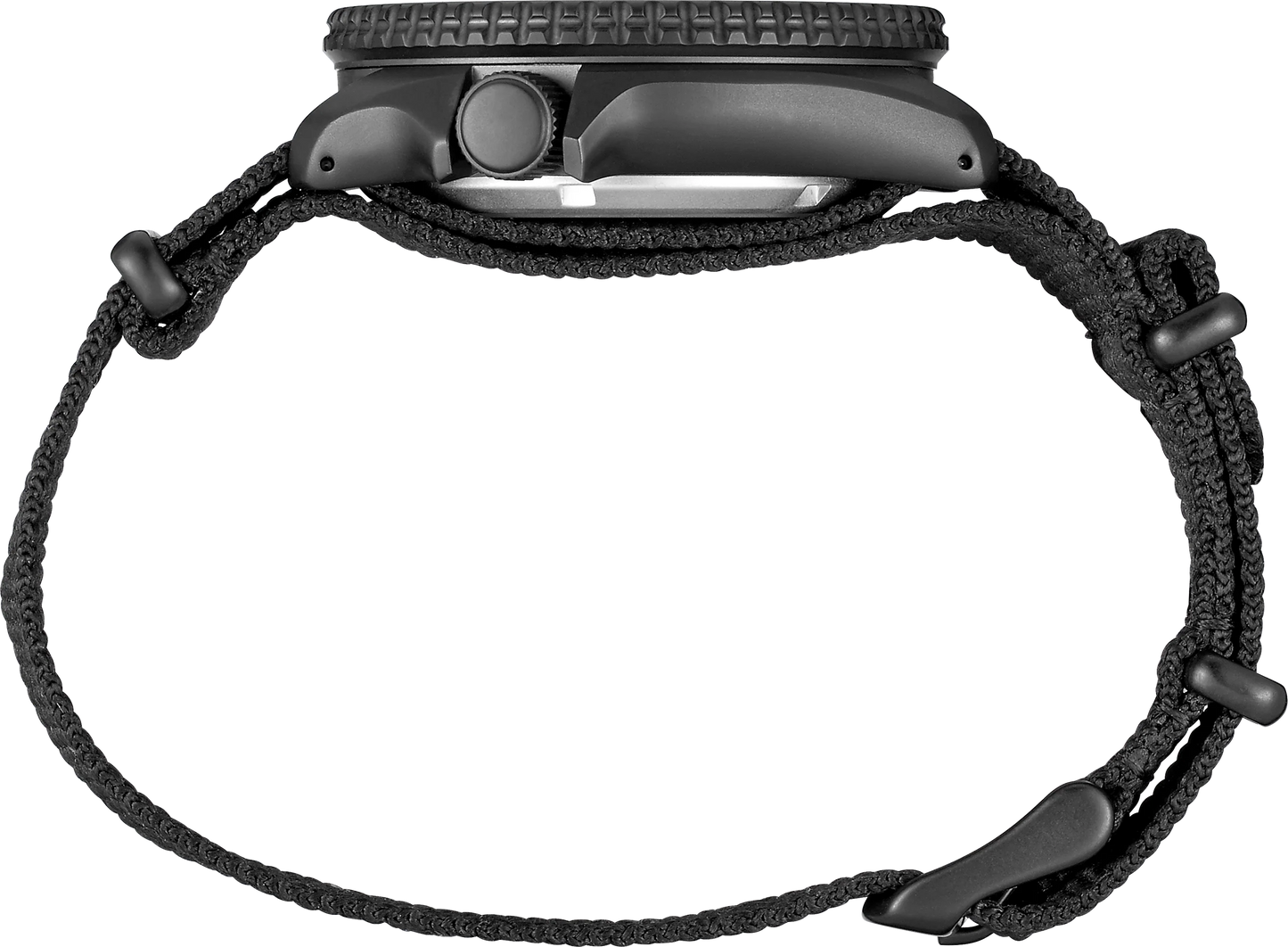 Seiko SRPD79K1 automatico nero hard coating 42,5mm quadrante nero calibro 4R36 nylon