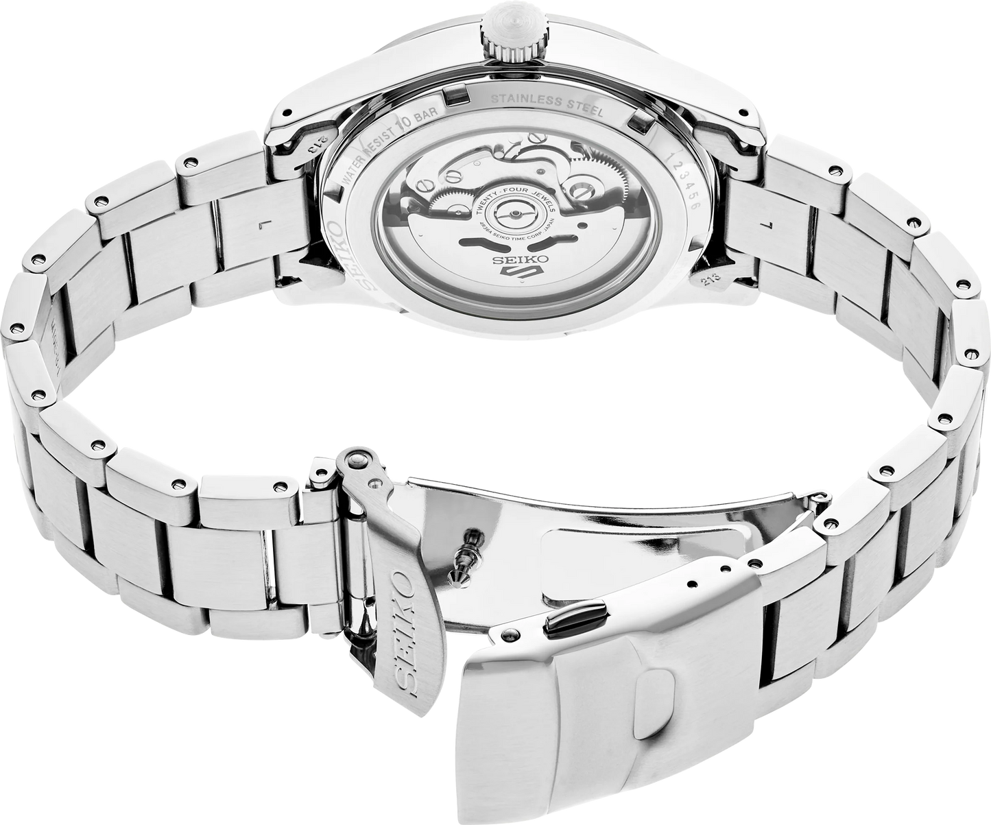 Seiko SRPG27K1 automatico pilot field nero 39,4mm 4R36 uomo Hardlex