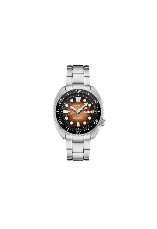 Seiko SRPH55 Prospex Turtle automatico 45 mm con cassa in acciaio inossidabile e vetro zaffiro.