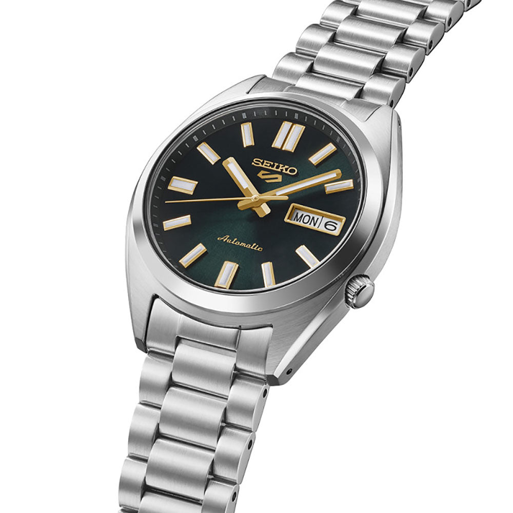 Seiko 5 Sports SRPL57K1 automatico quadrante verde 37.4mm acciaio inox