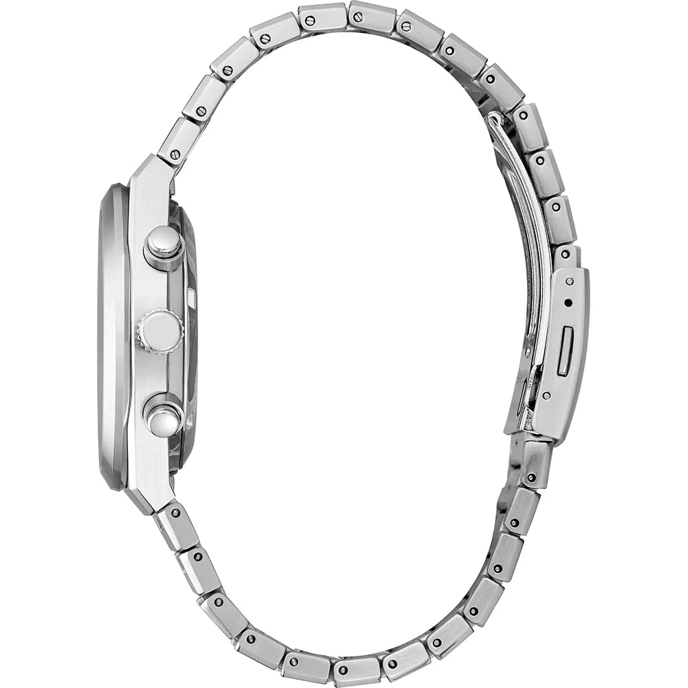 Seiko SSB455P1 cronografo quarzo acciaio quadrante nero 40mm vetro zaffiro cod. SSB455P1