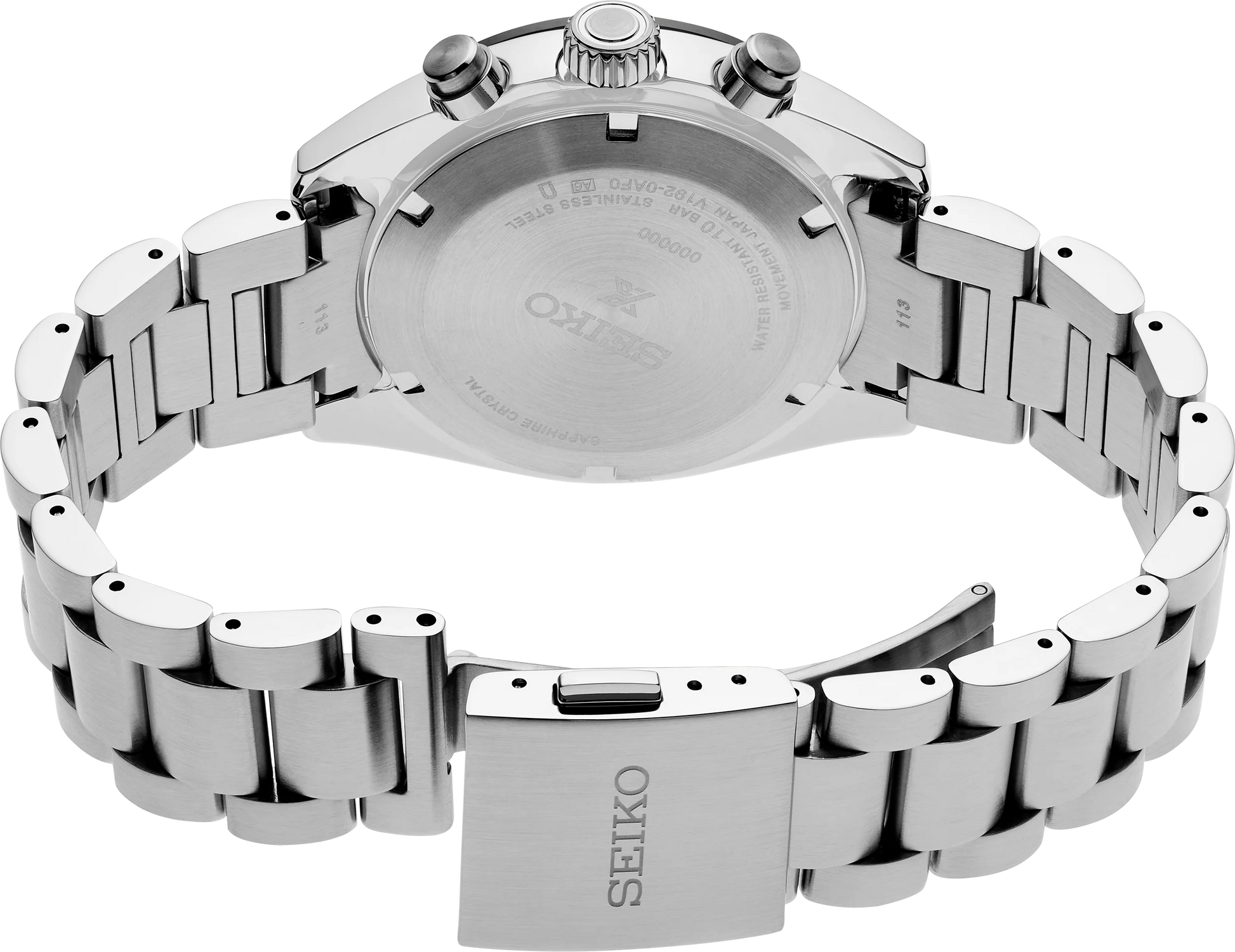 Seiko SSC813P1 cronografo solare quadrante bianco panda lunetta nera 39 mm – codice SSC813P1 – orologio uomo