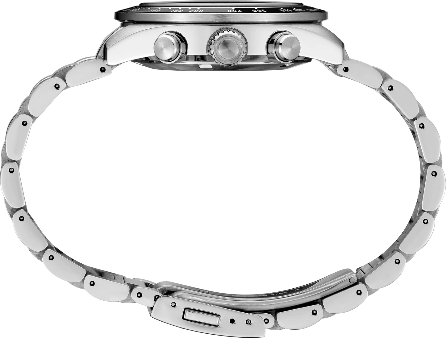 Seiko SSC911 cronografo solare acciaio cassa 41,4mm quadrante argentato vetro zaffiro bracciale acciaio codice SSC911