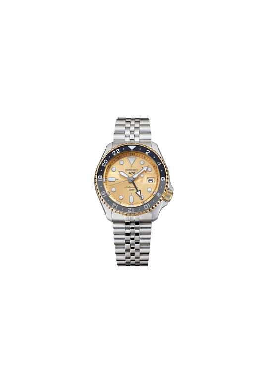 Seiko SSK044K1 Limited Edition GMT automatico champagne 42,5mm calibro 4R34 acciaio