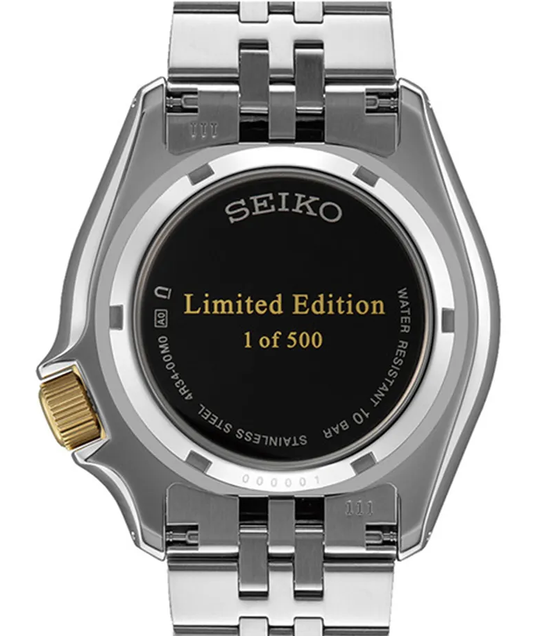 Seiko SSK044K1 Limited Edition GMT automatico champagne 42,5mm calibro 4R34 acciaio