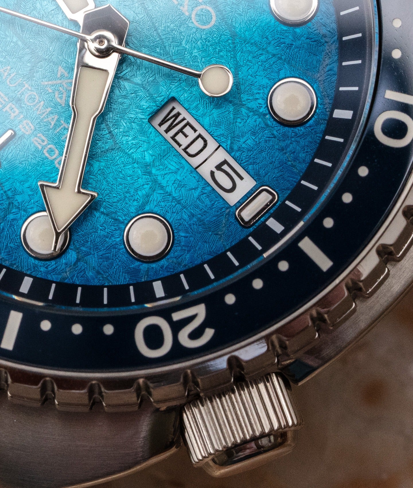 Seiko Turtle Prospex U.S. Special Edition SRPH59 automatico 45 mm con quadrante blu, vetro zaffiro, calibro 4R36, orologio diver professionale 200 metri in acciaio.